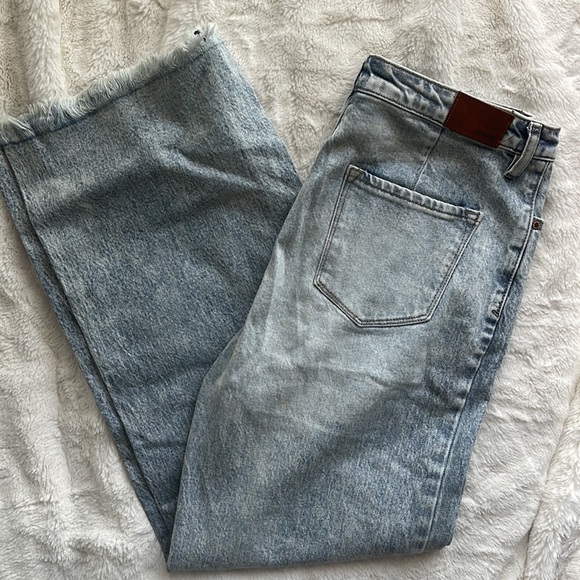 Bohme Flare Denim with Distressed Hem Size 29 - Picture 2 of 6